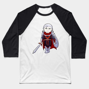 Dark Paladin with Sword and Shield Baseball T-Shirt